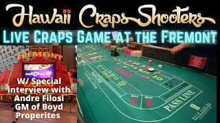 1st ever Live Craps Game Filmed at the Fremont Hotel and Casino in Downtown Las Vegas [upl. by Fons]