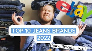 Top Ten Jeans Brands To Resell On eBay in 2022 [upl. by Elinore966]