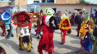 Danza de Apaches de la Santa Cruz 2018 Valtierrilla [upl. by Marozik]