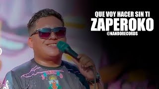 QUE VOY HACER SIN TI  ZAPEROKO  CORO l KARAOKE l MASTERIZADO [upl. by Orlena]