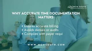 Time requirements for CPT codes in behavioral health by MCMSouth [upl. by Ahcrop]