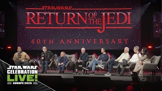 40 Years of Return of the Jedi Panel  Star Wars Celebration LIVE 2023 [upl. by Cherye486]