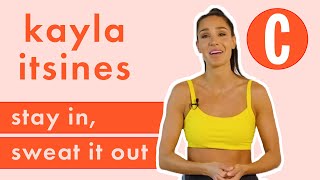 Kayla Itsines 14minute ab workout  Stay In Sweat It Out [upl. by Tabbie29]