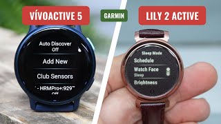 Garmin Lily 2 Active VS Garmin Vivoactive 5  Which Is Better [upl. by Karub626]