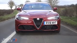 2019 Alfa Romeo Giulia Quadrifoglio drive review [upl. by Lemieux954]