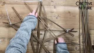 Willow Swedish Star Tutorial  Creative with Nature [upl. by Eerazed]