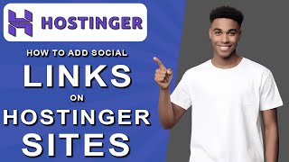 How to add social links on hostinger sites 2024 [upl. by Madelina]