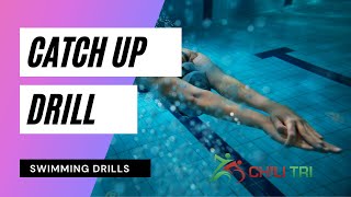 Swimming Catch up Drill [upl. by Wystand]