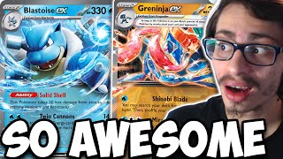 This Blastoise ex Greninja ex Deck Is AWESOME [upl. by Goldin]