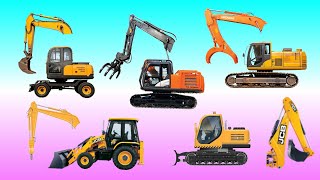 MENEBAK GAMBAR DENGAN BENAR JENIS ALAT BERAT JCB EXCAVATOR TRACTOR VIDEO CARTOON CORRECTLY GUESS [upl. by Persson187]