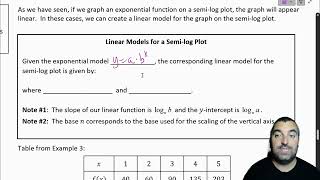 215 SemiLog Plots Part 2 [upl. by Aneet225]