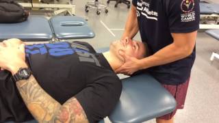 Cervical Spine Thrust Manipulation [upl. by Ellertal]