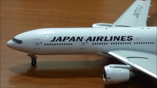 Japan Airlines B777200ER unboxing and review [upl. by Zeret]