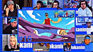 One Piece Episode 16 Reaction Mashup [upl. by Krantz]