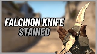 ★ Falchion Knife Stained  CSGO Knife Showcase [upl. by Christie]