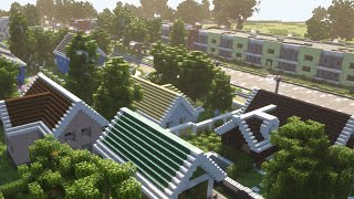 Building A City 3 S2  Suburbs  【Minecraft Timelapse】 [upl. by Maximilianus]