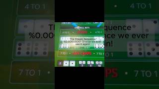 000002 chance going 3 in a row snakeeyes dice legend bubblecraps slot lasvegas casino luck [upl. by Calendra]