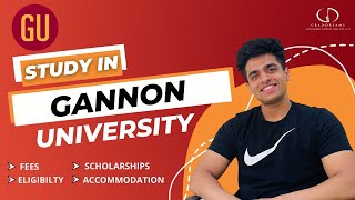 Gannon University USA Top Programs Fees Eligibility Scholarships studyabroad studyinusa usa [upl. by Stoneham484]