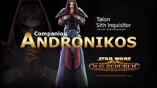 SWTOR Sith Inquisitor  Andronikos Revel Romance Conversations [upl. by Roze778]