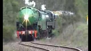 3801 and 3830 steaming up the grade into thirlmere [upl. by Madigan]