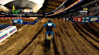 MX vs ATV Reflex Gameplay  Kingston Round 1 Supercross race [upl. by Eeroc]