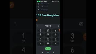 1gb free Banglalink 🙂 banglalink shorts [upl. by Hedges]