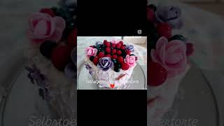 Leckere Himbeertorte selbstgemacht ❤️cake raspberry blueberry homemade [upl. by Brigida]