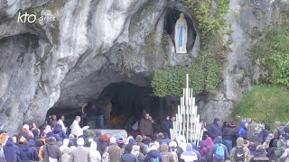 Chapelet du 12 février 2024 à Lourdes [upl. by Anhpad]