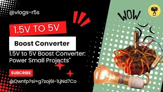 How to 15V to 5V Boost Converter Power Small Projectsquot [upl. by Atinihs]