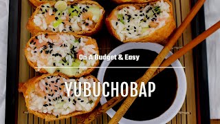 How to Make Inari Sushi  Seasoned Tofu pockets  Yubuchobap Recipe  Cooking with Knead God [upl. by Orr82]