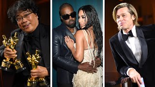 Inside Oscar AfterParties Kim Kardashian Kylie Jenner Brad Pitt and More Hit Up Soirees [upl. by Rusticus]