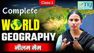 World Geography For RAS 202425  By Neelam Maam Tej Civil Services Jaipur [upl. by Chastain]