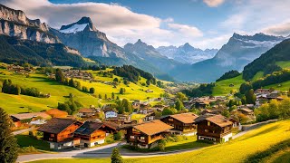 Beautiful Switzerland 🇨🇭 scenic drive through charming towns and villages 🫶 4KHDR [upl. by Levy]