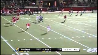 9 WR of Woodward Academy w reception from QB Googer 39yd TD [upl. by Scammon]