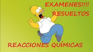 reacciones químicas exámenes 06 oxido hierro ejercicios [upl. by Nahsor]