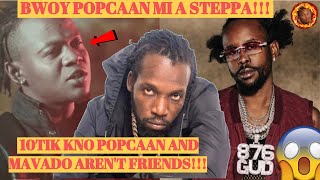 SHOCKINGMAVADO Used To INTIMIDATE POPCAAN10Tik FlRE At POPPYFoota HYPE AGREEDallamar BANG BANG [upl. by Ivad]