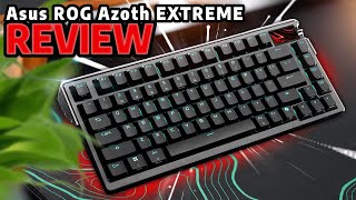 ROG Azoth EXTREME Review  500 Azoth Extreme gaming keyboard [upl. by Nole]