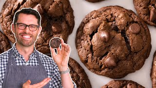 Super Easy Double Chocolate Chip Cookies Recipe [upl. by Giuseppe]