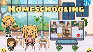 🏝 TEIL 3  HOMESCHOOLING NACH CORONA INFEKTION 💻 COVID19 TOCA BOCA STORY DEUTSCHTOCA LIFE WORLD [upl. by Tammi120]