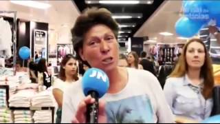 Dona Glória abertura Primark Matosinhos [upl. by Eidnim]