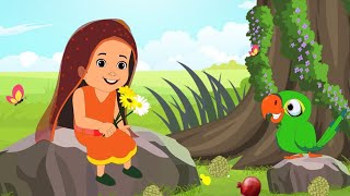 Ata Gache Tota Pakhi  আতা গাছে তোতা পাখি  Bengali Rhymes For Children  Bangla Chora [upl. by Ydnelg648]