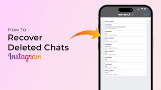 How To Recover Deleted Chats on Instagram [upl. by Melia956]