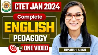 CTET 2024  English Pedagogy Complete Marathon by Himanshi Singh [upl. by Fennessy]