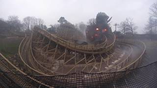 Wicker Man  Off Ride Alton Towers [upl. by Anafetse]