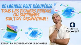 Récupérez vos fichiers perdus ou supprimés en 1 clic avec Wondershare Recoverit  Simple et Rapide [upl. by Auqinat]