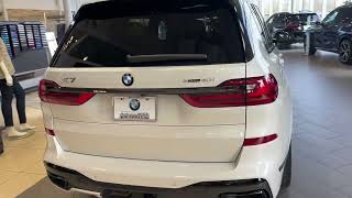 2022 BMW X7 40i M sport Package with HighGloss Black Extended Contents [upl. by Adriena]