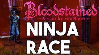 Bloodstained Ritual of the Night  How to Beat the Ninja RaceGet Accelerator Shard [upl. by Sybley]