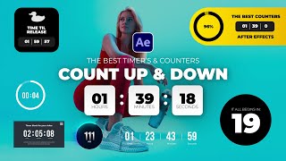 Create the Best Timer amp Countdown Animations in After Effects [upl. by Enoob]