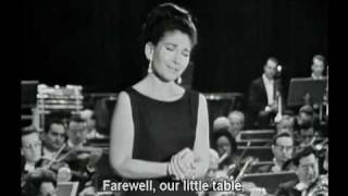 Maria Callas Manon Je ne suis que faiblesseAdieu notre petite tale 1965 [upl. by Nurat]