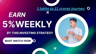 I EARNED 50LAKH BY JUST 5 RETURN ON MY WEEKLY INVESTMENT stockmarket powerofstocks strategy [upl. by Loftis]